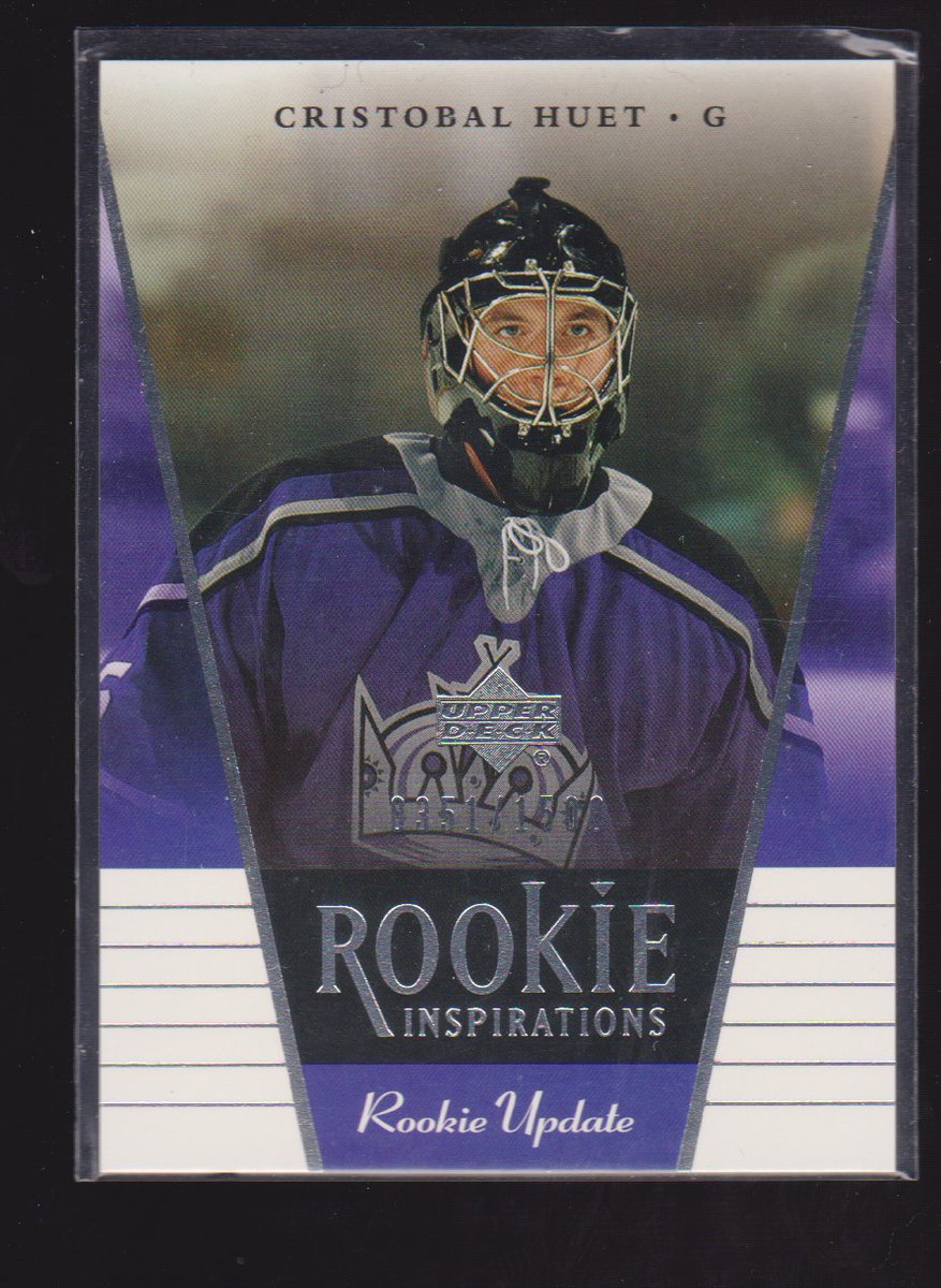 2002-03 Upper Deck Rookie Update #122 Cristobal Huet RC (image for) 2002-03 Upper Deck Rookie Update #122 Cristobal Huet RC